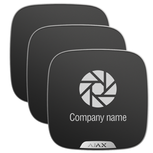 AJAX - 10XAJ-BRANDPLATES-B - Sirena exterior Fibra negro
