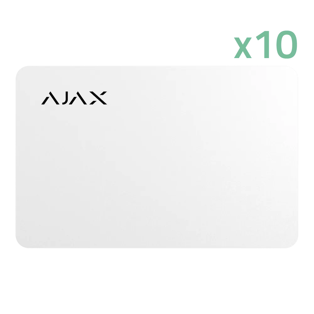 AJAX Pass 10XAJ-PASS-W Tarjeta Proximidad KeyPad Plus