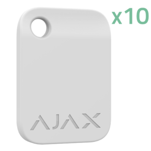 AJAX - 10XAJ-TAG-W - Tarjeta / tag blanco