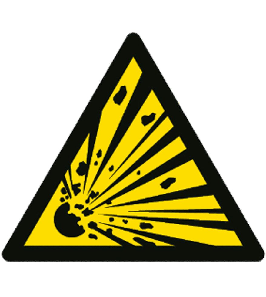 Señal / Cartel de Riesgo de explosión - Imagen 2