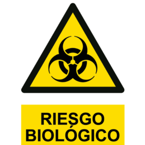Señal / Cartel de Riesgo biológico