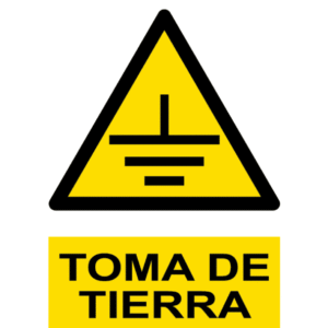 Señal / Cartel de Toma de tierra