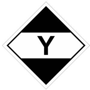 Señal de Cantidad limitada transporte aéreo