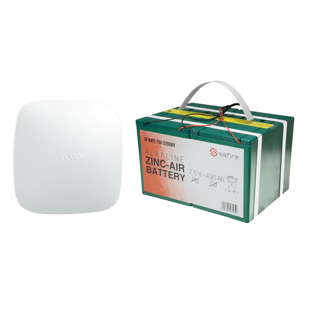 Kit Alarma Autónomo Ajax AJ-BATTERYKIT-12M con Batería