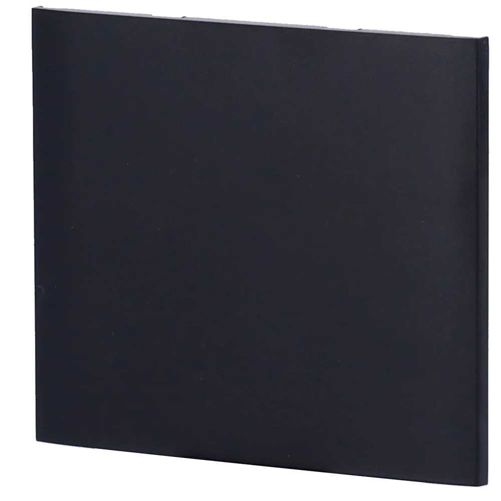 AJAX AJ-CENTERBUTTON-2G-B-VERT Panel Táctil Negro 2 Gangs