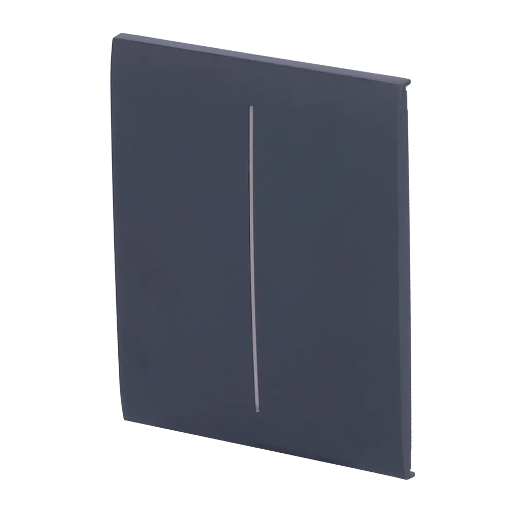 Panel Táctil AJAX CenterButton 2 Botones Gris AJ-CENTERBUTTON-2G-GRA
