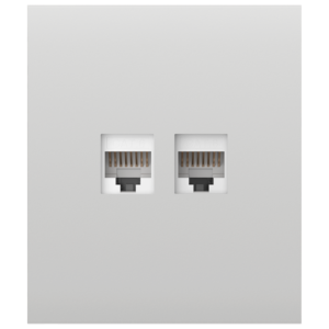 AJAX - AJ-CENTERCOVER-LAN-W - Tapa / embellecedor Cableado blanco