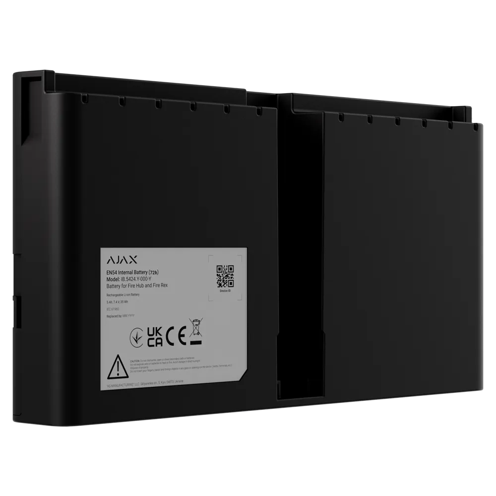 Batería Li AJ-EN54-INTERNALBATTERY-72H-B Ajax 72 horas