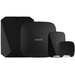 AJAX - AJ-HUBKIT-RENOVE2-B - Kit profesional Jeweller negro con teclado con sirena con cámara app