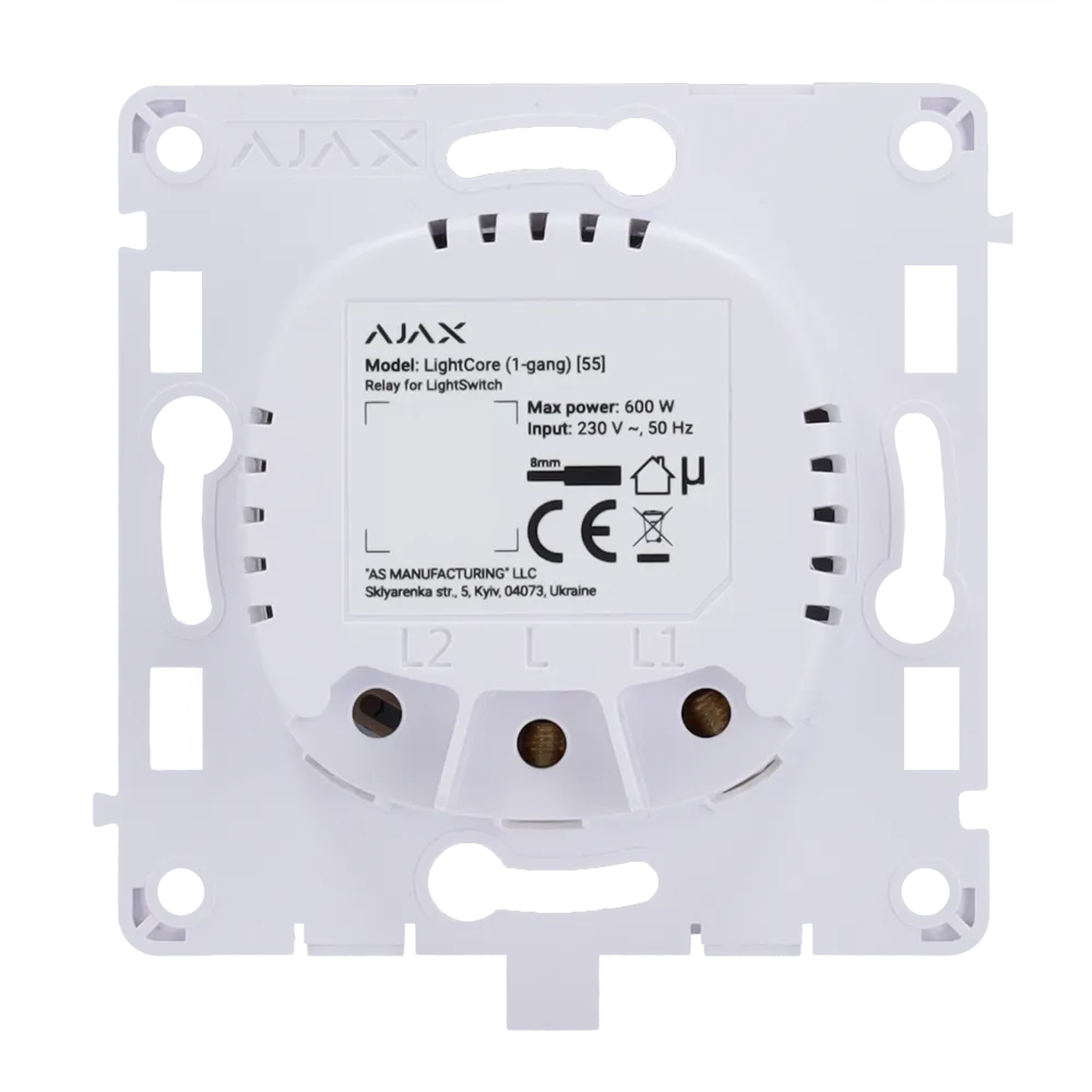 AJAX AJ-LIGHTCORE-1G Interruptor Inteligente Jeweller