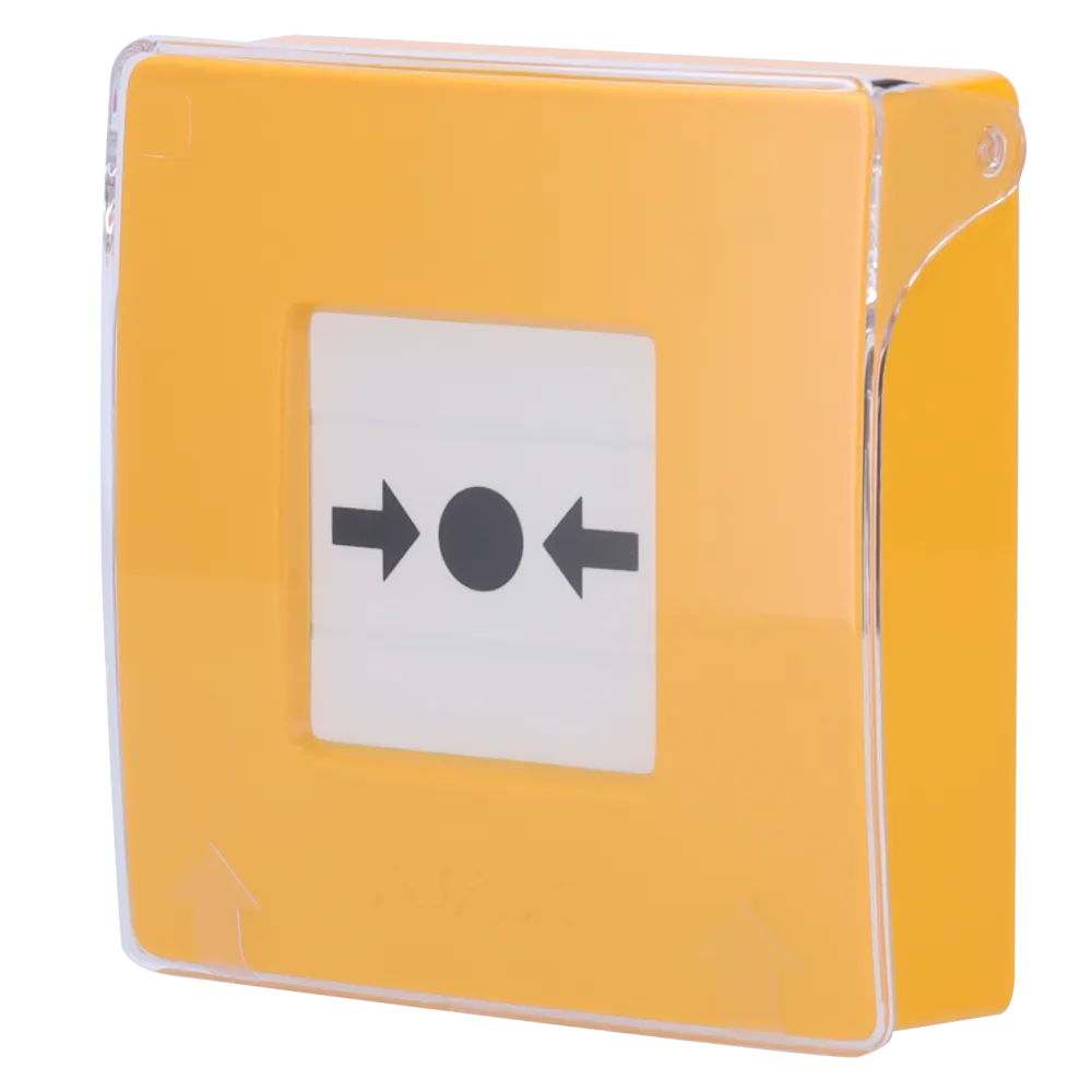 AJAX AJ-MANUALCALLPOINT-YELLOW Pulsador Manual Amarillo