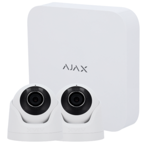 Desconocido AJ-NVRKIT108-2XTURRET-W Kit CCTV – IP · NVR 8 canales · 2 cámaras · Turret