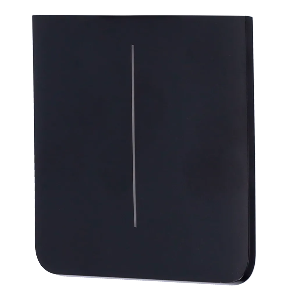 Panel táctil doble AJAX AJ-SIDEBUTTON-2G-B-VERT negro