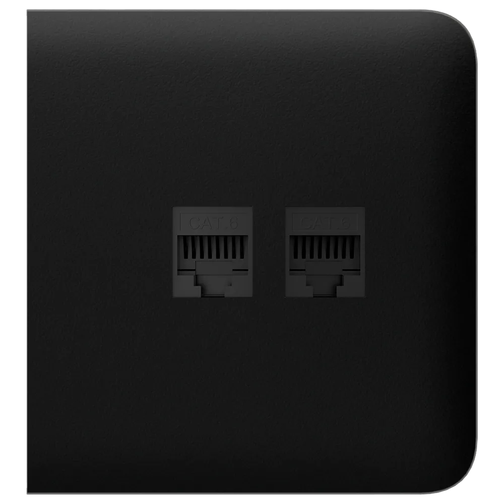 Tapa Cableado Negro AJAX AJ-SIDECOVER-LAN-B Hub