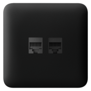 AJAX - AJ-SOLOCOVER-LAN-B - Tapa / embellecedor Cableado negro