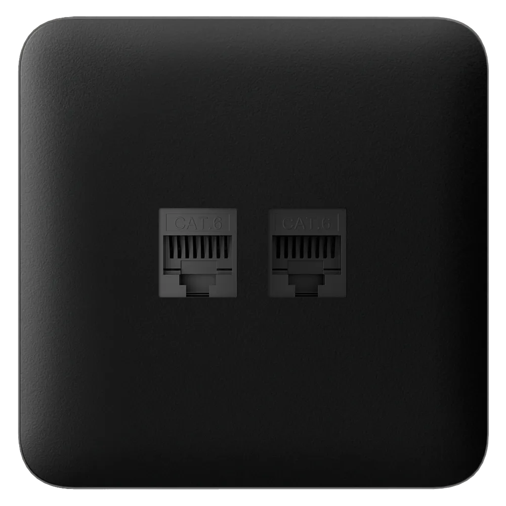 Tapa Cableado Negro AJ-SOLOCOVER-LAN-B AJAX para MotionProtect