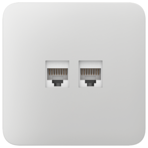 AJAX - AJ-SOLOCOVER-LAN-W - Tapa / embellecedor Cableado blanco