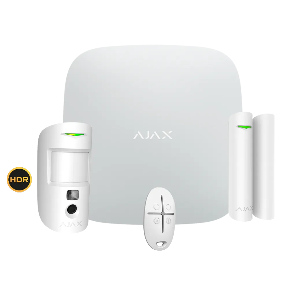 Kit Ajax StarterKit Cam AJ-STARTERKIT-CAM-HDR-W Jeweller