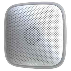 AJAX - AJ-STREETSIREN-W - Sirena exterior Jeweller Cableada con flash 113 dB blanco Grado 2