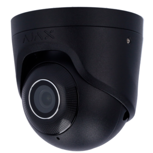 Cámara turret IP Ajax AJ-TURRETCAM-8-0400-B 8 MP lente 4 mm PoE