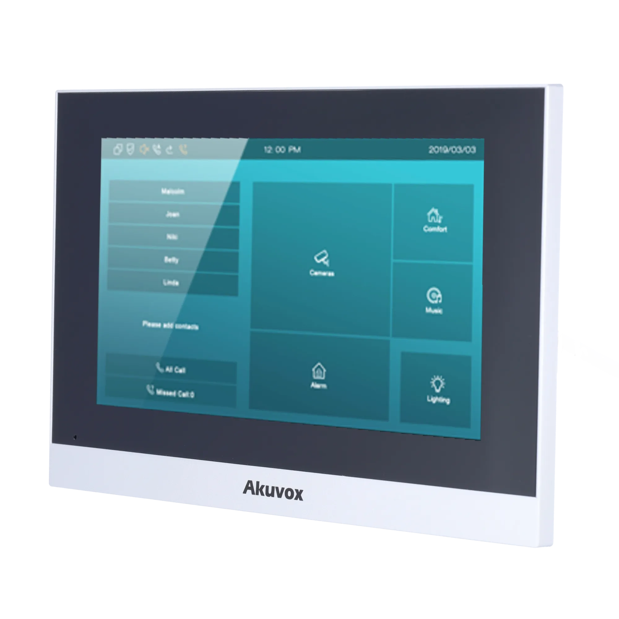 Monitor Videoportero 2 Hilos Akuvox AK-C313W-LP-2 7 Pulgadas