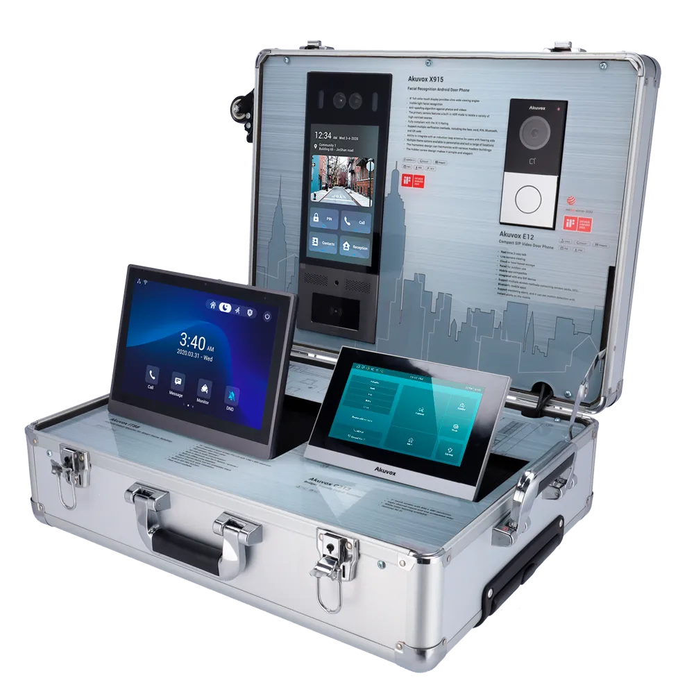 Kit Demostración Videoportero Akuvox AK-DEMOKIT Completo