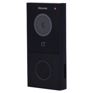 Placa videoportero - IP - superficie - Akuvox - Cámara 2 Mpx - WiFi, PoE - IP65 - Acceso MIFARE/NFC - Ref. AK-E12W-BLACK
