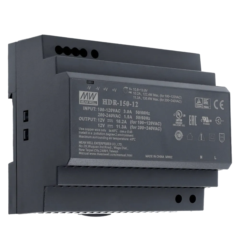 Fuente Alimentación Akuvox AK-HDR-150-12 150W 12V 10A