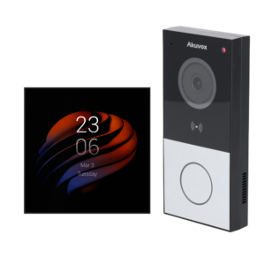 Kit Videoportero IP WiFi Akuvox AK-KIT-E12PS51-POE - Monitor Android