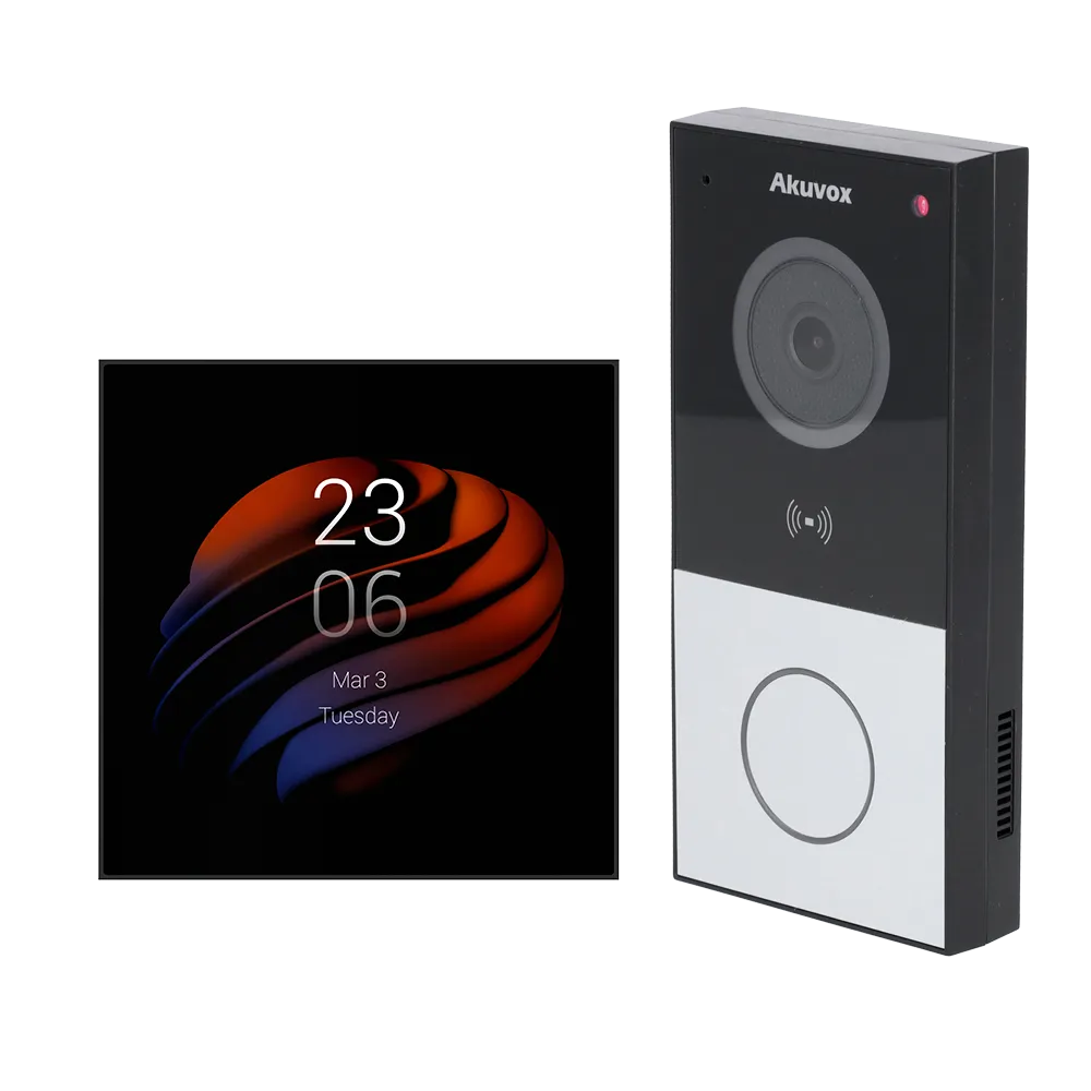 Kit Videoportero IP WiFi Akuvox AK-KIT-E12PS51 Android