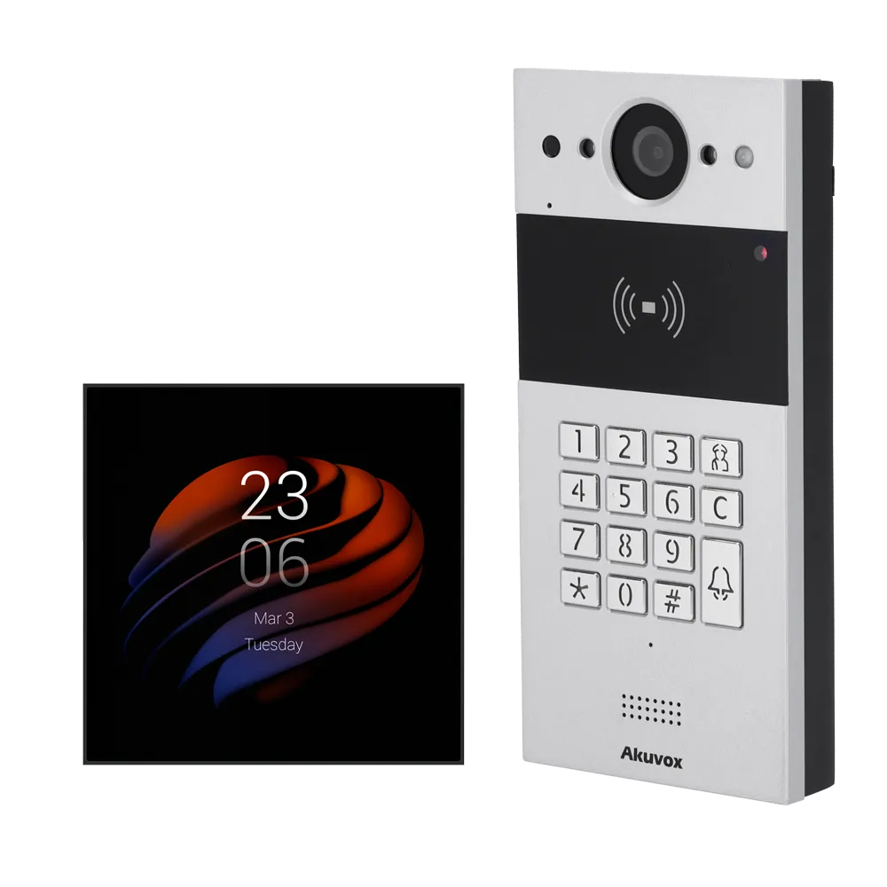 Kit Videoportero IP WiFi Akuvox AK-KIT-R20KPS51-POE Monitor Android
