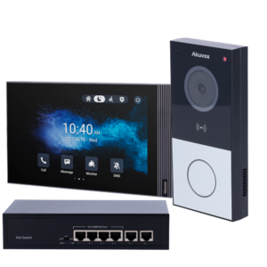 Kit Videoportero IP WiFi PoE Akuvox AK-KIT03-IP