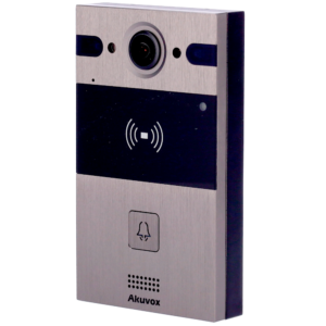 Placa videoportero - IP - superficie - Akuvox - Cámara 4 Mpx - sin WiFi, PoE - IP65 - Acceso MIFARE/EM/NFC - Ref. AK-R25A