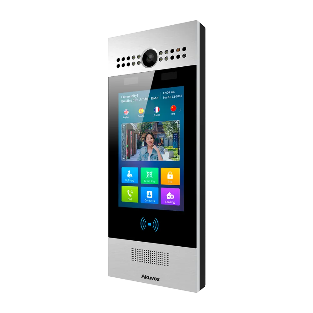 Placa Videoportero IP Akuvox AK-R29C-L 3Mpx MIFARE PoE