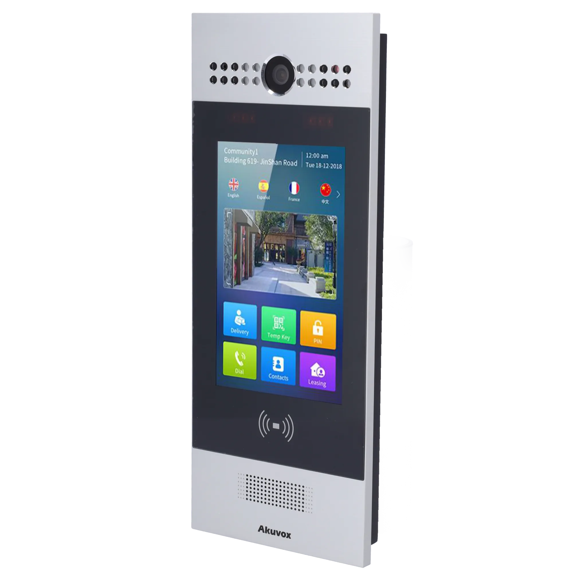 Placa Videoportero IP Akuvox AK-R29S 3Mpx PoE MIFARE