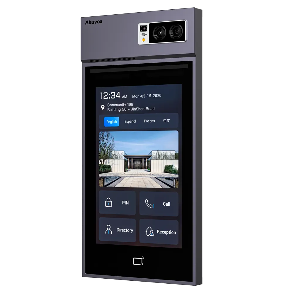 Placa Videoportero IP Akuvox AK-S539 5Mpx MIFARE PoE