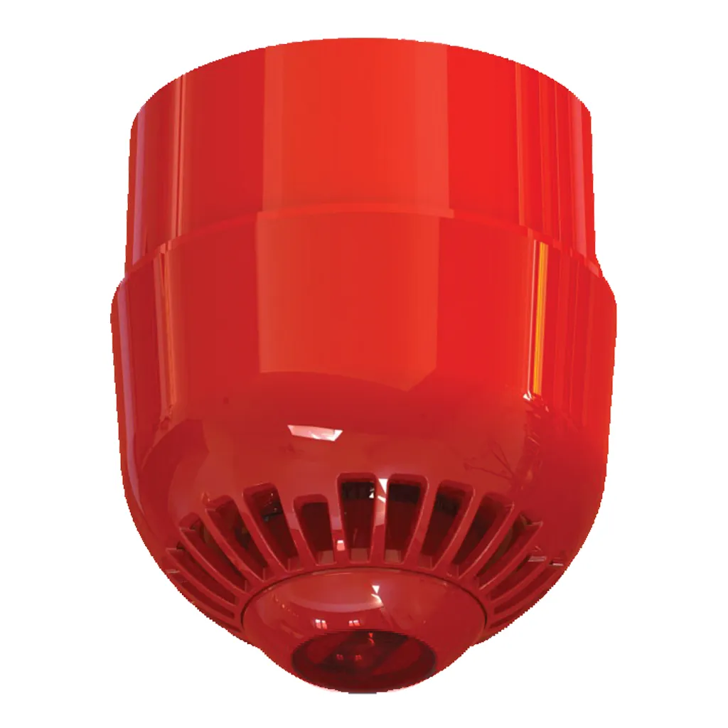Sirena Flash Direccionable Techo Rojo ASC2367 Kidde