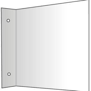 Soporte para Señales en banderola. Aluminio