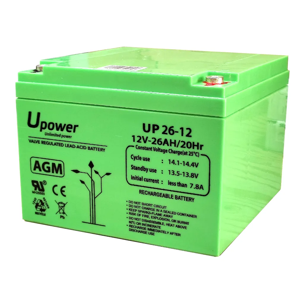Batería 12V 26Ah AGM BAT-12V26Ah Centrales Incendio