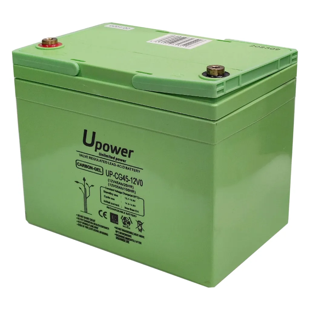 Batería 12V 45Ah Carbon-Gel BAT-12V45Ah Centrales Incendio