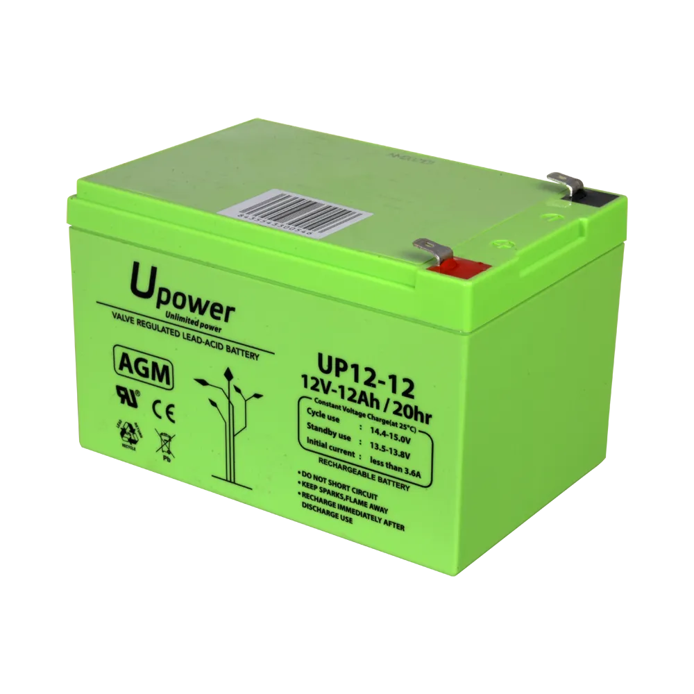 Batería BATT-1212-U 12V 12Ah AGM para Centrales Incendio