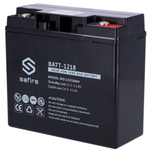 Batería BATT-1218 12V 18Ah AGM Centrales Incendio