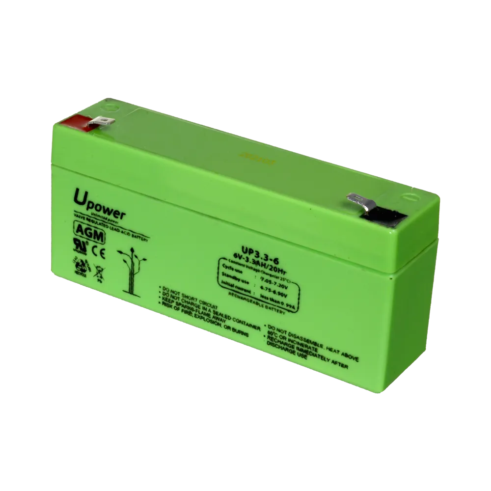Batería Recargable BATT-6033-U para Centrales de Incendio