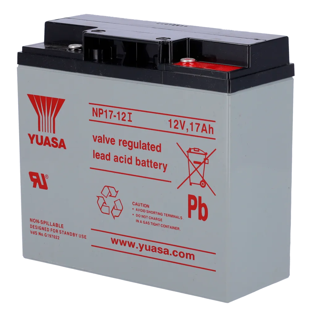 Batería BATT-NP17-12 Yuasa 12V 17Ah Centrales Incendio