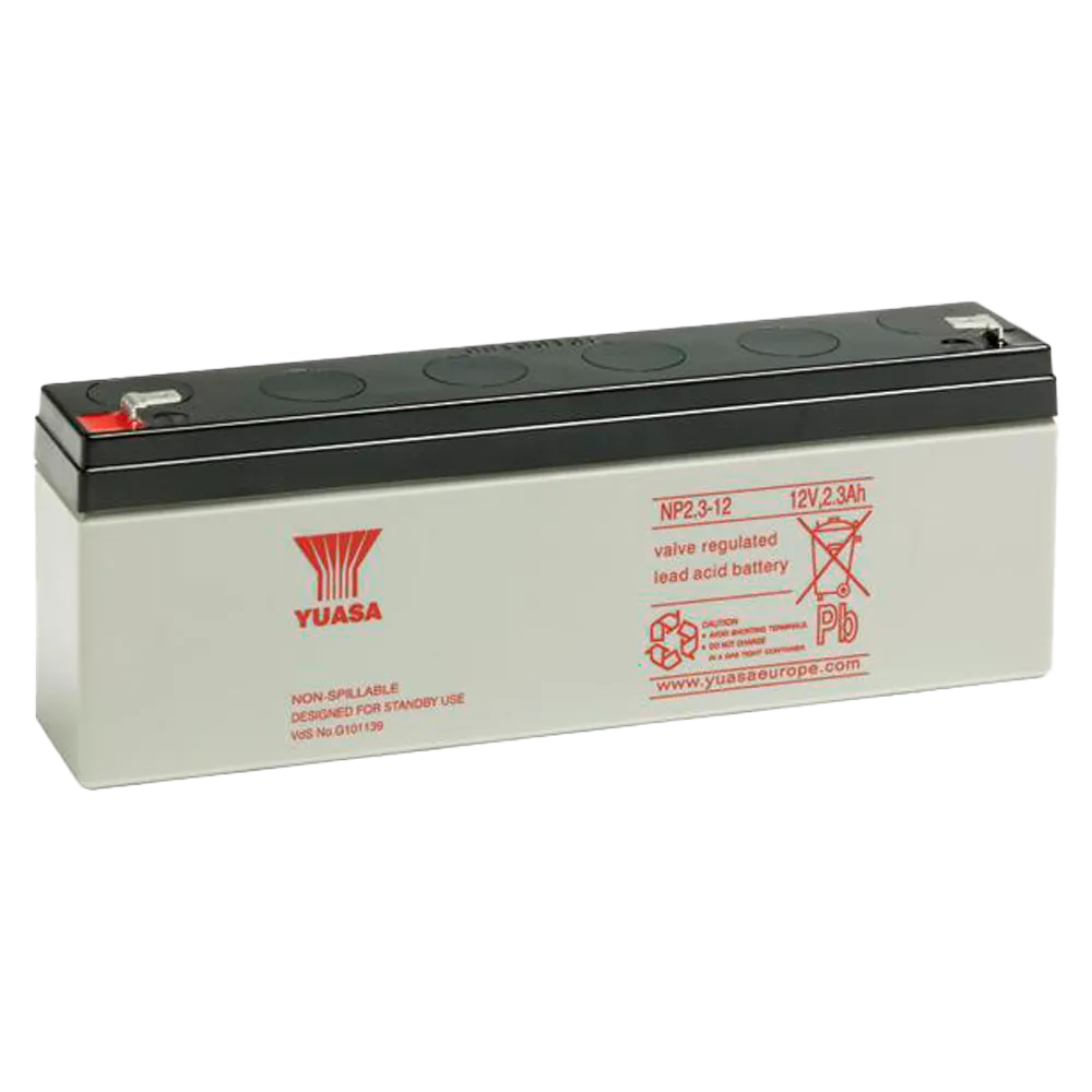 Batería BATT-NP2.3-12 12V 2.3Ah AGM para Centrales Incendio