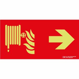 Señal / Cartel Recorridos Boca de Incendios. Clase A