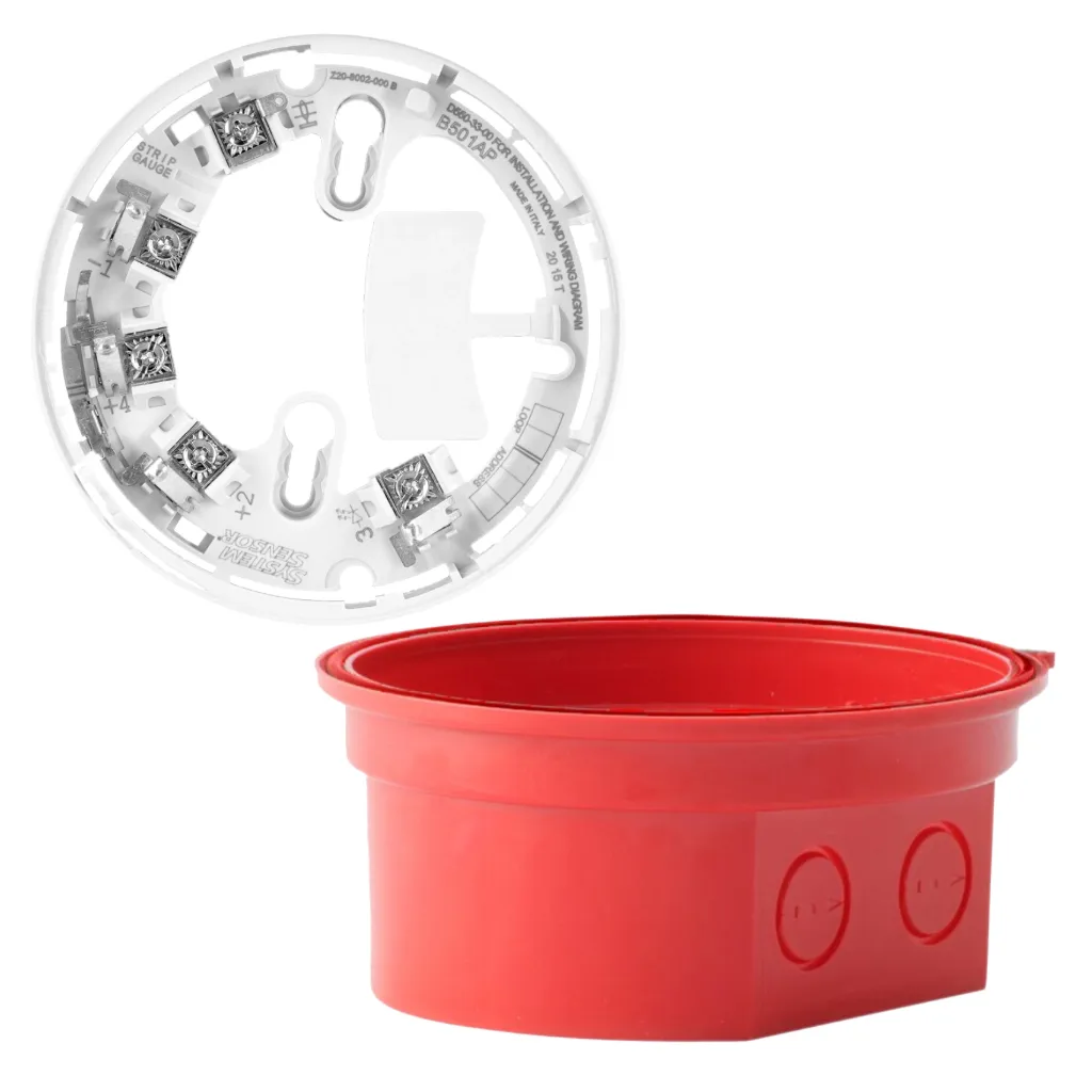 Zócalo Base Alta Roja BRR para Sirenas Direccionables