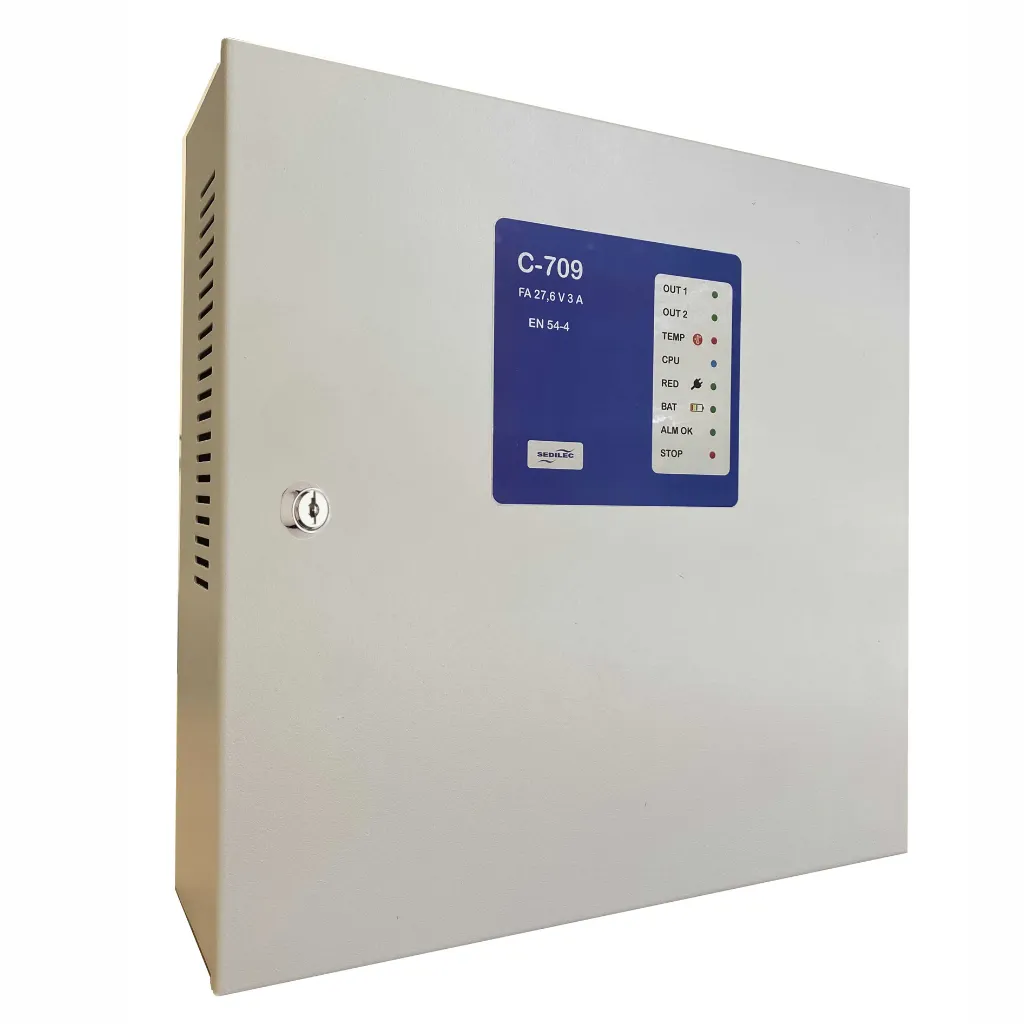 Fuente Alimentación 24V 3A EN54-4 C-709-SMPS Sedilec