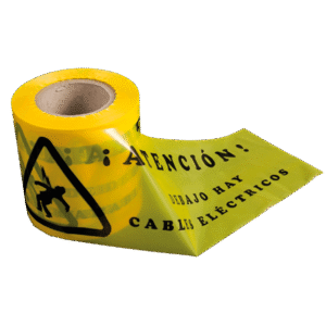 Cinta de balizamiento cable eléctrico