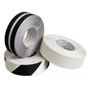 Cinta antideslizante abrasiva. Fotoluminiscente